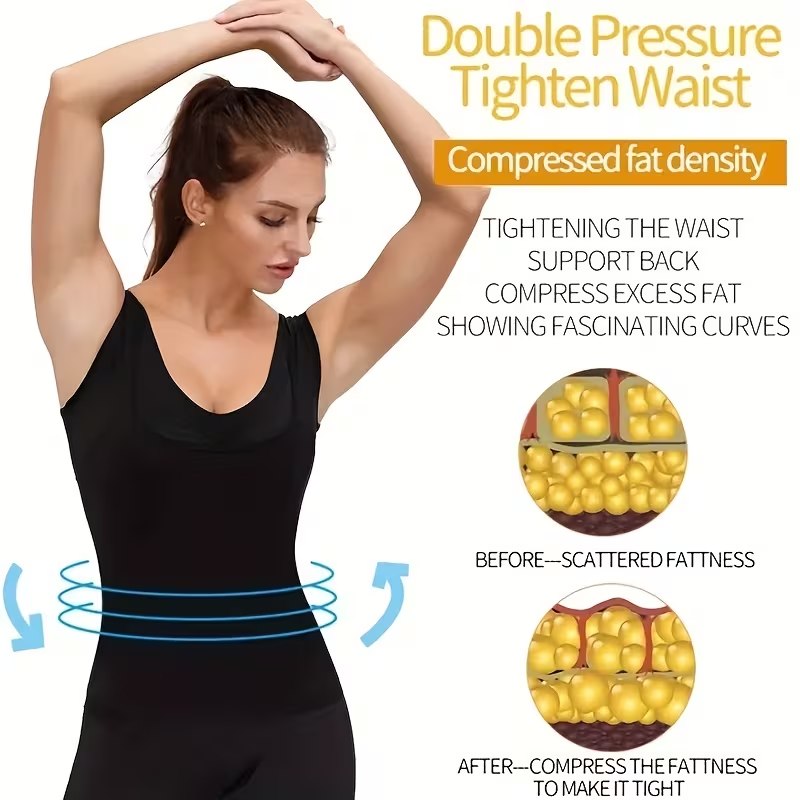 Chaleco térmico de neopreno ajustable para mujer