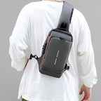 Bolso antirrobo de hombro con candado de combinación