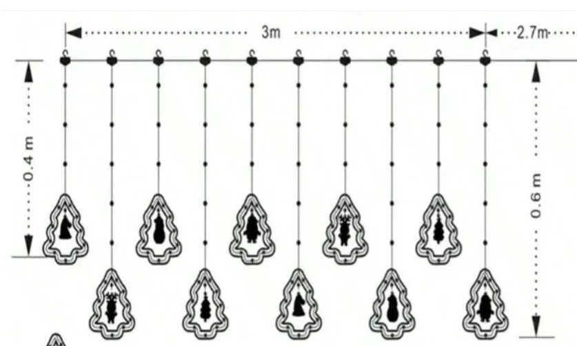 Cortina de Luces LED Navideñas Blanco Cálido con 10 Figuras