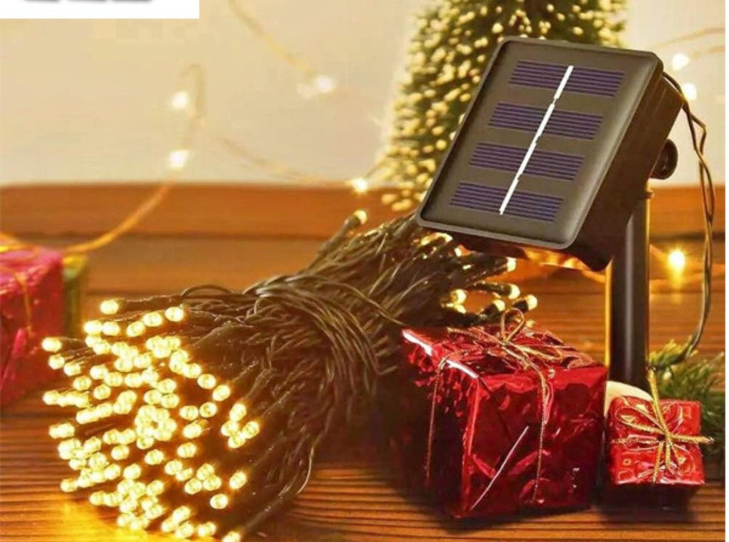 Guirnalda de Luces LED Solares Cálidas, 10 m