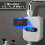 Calentador de agua instantáneo para ducha con pantalla digital