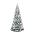 Árbol de Navidad Plegable con Nieve y Varios Tamaños