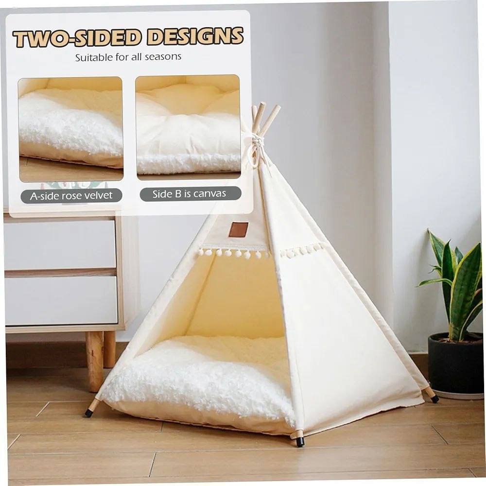 Carpa para gatos y perros pequeños talla L | 60 × 60 × 70 cm