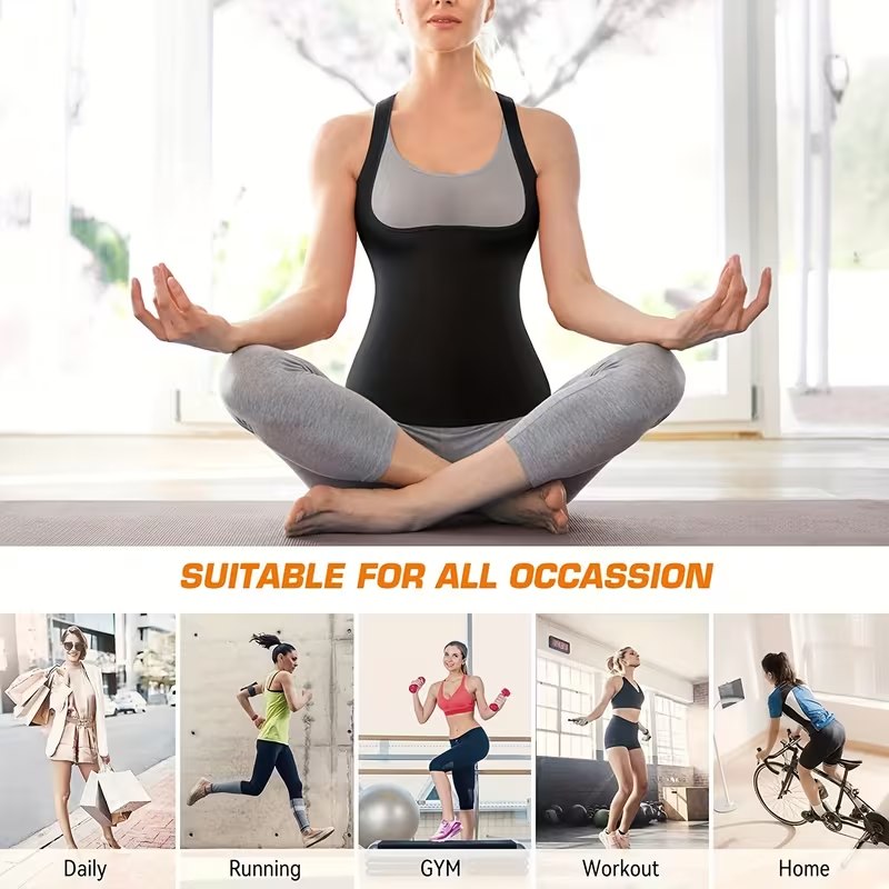 Chaleco térmico de neopreno ajustable para mujer