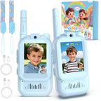 Set de 2 walkie-talkies infantiles con cámara y pantalla