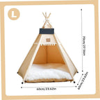 Carpa para gatos y perros pequeños talla L | 60 × 60 × 70 cm