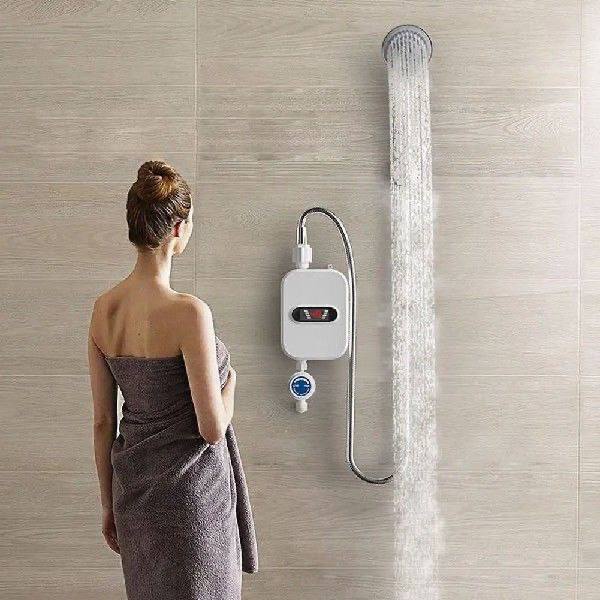 Calentador de agua instantáneo para ducha con pantalla digital