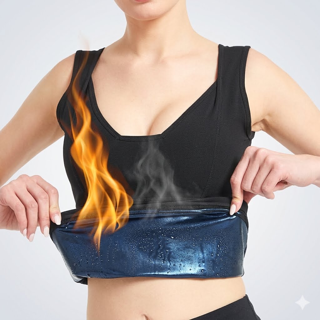 Chaleco térmico de neopreno ajustable para mujer