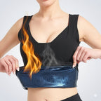 Chaleco térmico de neopreno ajustable para mujer